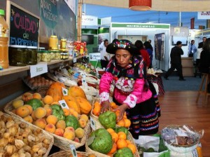 Woman in Peruvian Market